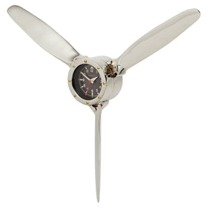 Propeller Wall Clock Aluminum - Pendulux